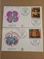 ANDORRE  LA VIEILLE  FDC 1975 EUROPA - Storia Postale