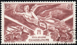 Anniversaire De La Victoire. Détail De La Série. Guadeloupe N° PA 6 Obl. - 1946 Anniversaire De La Victoire