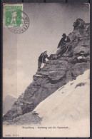 ALTE KARTE SUISSE * ENGELBERG - AUFSTIEG AM GR. SPANNORT * - ALPINISME - Mountaineering - Alpinismo - RARE !! - Climbing