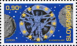 232759 MNH ESLOVAQUIA 2009 EUROPA CEPT 2009 - ASTRONOMIA - Ungebraucht