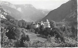 CPSM Château De Thorens Vue Générale Et La Vallée D'Usillon - Thorens-Glières