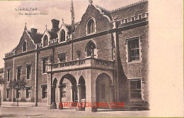 Ac6284  - GIBRALTAR - VINTAGE   POSTCARD -  The Governor's Palace - Gibraltar