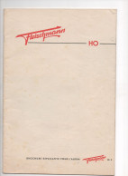 BROCHURE FLEISCHMANN-HO- POUR L'ALBUM M 3" Wagons"locomotive Pacific"train Express"chemin De Fer"rail Modèle Inécrasable - Français