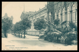 Delcampe - * ESPAGNE - BARCELONA - Parque - Museo Martorell - Parc - Musée - 758 - Edit. HAUSER Y MENET - 1908 - Barcelona