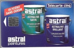 CARTE-PRIVEE-5U-SO5-JG 12/94-GN93-FILM-ASTRAL PEINTURES-V°DN° A 4C013955-Neuve-TBE - 5 Units