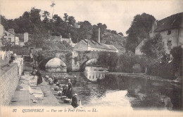 FRANCE - 29 - QUIMPERLE - Vue Sur Le Pont Fleuri - LL - Carte Postale Ancienne - Quimperlé