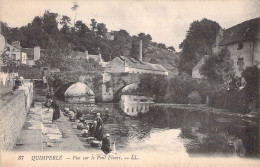 FRANCE - 29 - Quimperlé - Vue Sur Le Pont Fleuri - Carte Postale Ancienne - Quimperlé