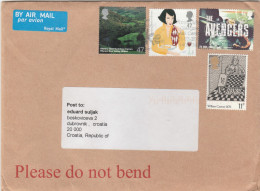 Great Britain - Sent Cover To Croatia / By Air Mail - Lettres & Documents