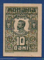 ROMANIA - P. 69 – 10 BANI 1917 UNC, No S/n - Ferdinand I - Roumanie