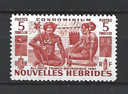 Timbre Colonie Française Nouvelle Hébrides Neuf * N 154 - Nuevos