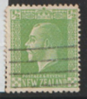 New   Zealand   1915    SG 435b  1/2d  Yellow Green     Fine Used - Gebruikt