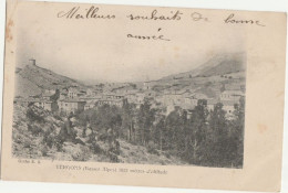 CPA-04 Vergons, Une Vue Du Bourg, Affranchie 1904- Peu Connue -En L'état  Cachet  ENTREVAUX Type18 - Other & Unclassified