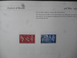 GREAT BRITAIN SG 513-14 FESTIVAL OF BRITAIN (1951) - ....-1951 Pre-Elizabeth II