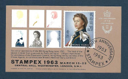 Hong Kong - Exposition Stampex 1963 - 10 ème Anniversaire Du Couronnement D'Elisabeth II - Unused Stamps