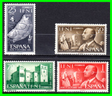 ESPAÑA COLONIAS ESPAÑOLAS ( IFNI ESPAÑOL AFRICA ) SERIE DE SELLOS DEL AÑO 1961 EXALTACION DEL GENERAL FRANCO - Ifni