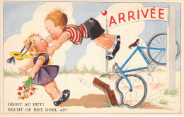 HUMOUR - Illustration - DROIT AU BUT - Carte Postale Ancienne - Humour