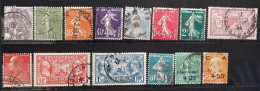 France 1927 Année Complète N°233/48 Sauf N°241/42 Ob TB Cote 45€80 - ....-1939