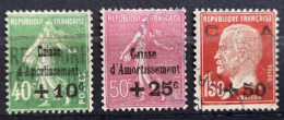 France 1929 Année Complète N°253/55 Ob TB Cote 112€ - ....-1939
