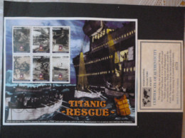 MADAGASKAR STAMPS ON TITANIC - Usati