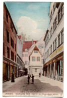 Allemagne--LEIPZIG --1907--Auerbachs Hof ( Petite Animation)....colorisée..timbre..cachet - Leipzig