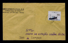 Gc7610 MADEIRA Island "Carreireiro Bateaux" Transports Local Fish-bateuse EUROPE'88 Mailed Portugal - Autres (Mer)