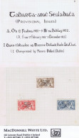 Ireland 1922 Dollard Rialtas4-line Overprint In Black Set Of 3 Mint Unmounted, Myatt Grafton Album Page - Unused Stamps