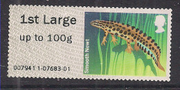 GB 2013 QE2 1st Large Letter Smooth Newt Post & Go Unused SG FS 66 ( J1494 ) - Post & Go Stamps