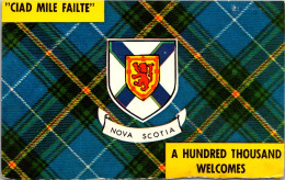 Canada Nova Scotia Greetings With Seal A Hundred Thousand Welcomes - Other & Unclassified