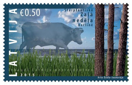 Latvia Lettland 2015 Berlin International Green Week Latvian Cow Stamp Mint - Agriculture