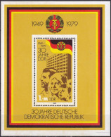 DDR 1979 Mi-Nr. Block 56 ** MNH - 1971-1980