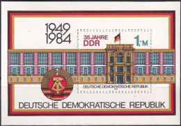 DDR 1984 Mi-Nr. Block 77 ** MNH - 1981-1990