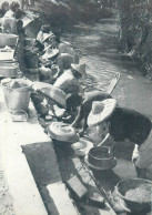 Taiwan Ethnic Types And Scenes People Washing Clothes At The River - Taiwán
