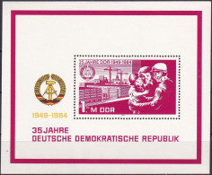 DDR 1984 Mi-Nr. Block 78 ** MNH - 1981-1990