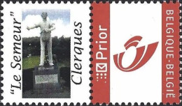 DUOSTAMP/MY STAMP** - Le Semeur / De Zaaier - Sculpteur / Beeldhouwer: Henri Covemaek - Clerques, Pas-de-Calais - Agriculture