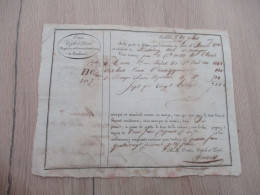 Roulage Lettre De Voiture Toulouse Ortic Capele Dirat 1825 Pour Le Comte De Claris Divers Pendule ....Lacroix à Nîmes - Transports