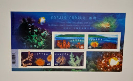 Canada 2002 Corals Joint Issue HK  Marine Life  Stamps M/S MNH - Fogli Completi