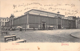 FRANCE - 34 - BEZIERS - Les Halles - Carte Postale Ancienne - Beziers