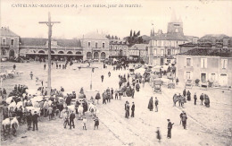 FRANCE - 65 - Castelnau Magnoac - Les Halles Jour Du Marché - Carte Postale Ancienne - Castelnau Magnoac