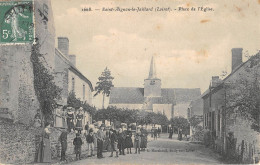 CPA 45 SAINT AIGNAN LE JAILLARD PLACE DE L'EGLISE - Autres & Non Classés