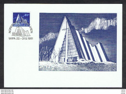 NORWAY: 1981 MAXIMUM WIPA 22 POSTCARD WITH 2 K. 20 DARK BLUE (789) - Cartoline Maximum