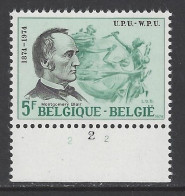 Belgique - 1974 - COB 1729 ** (MNH) - Planche 2 - 1971-1980