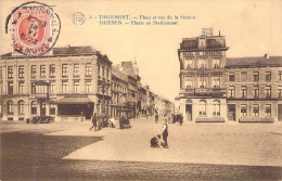 BELGIQUE - TIRLEMONT - Place Et Rue De La Station - Editeur P J Flion - Carte Postale Ancienne - Autres & Non Classés