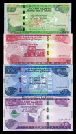 Etiopía Set 4 Banknotes 10 50 100 200 Birr 2020 Pick 55-58 Sc Unc - Etiopía