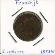 2 CENTIMES 1854 A FRANCE Pièce Napoleon III Imperator #AK984.F - 2 Centimes