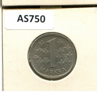 1 MARKKA 1981 FINLAND Coin #AS750.U - Finland