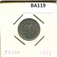 10 SEN 1979 MALAYSIA Coin #BA119.U - Malaysie