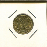 20 MILLIMES 1960 TUNISIA Islamic Coin #AS184.U - Tunisie