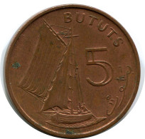 5 BUTUTS 1998 GAMBIA Coin #AP887.U - Gambia