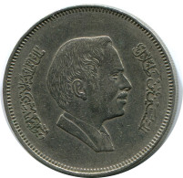 ½ DIRHAM / 50 FILS 1989 JORDAN Coin #AP077.U - Jordanië
