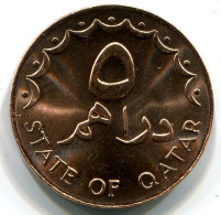 5 DIRHAMS 1978 QATAR UNC Islamic Coin #W11071.U - Qatar